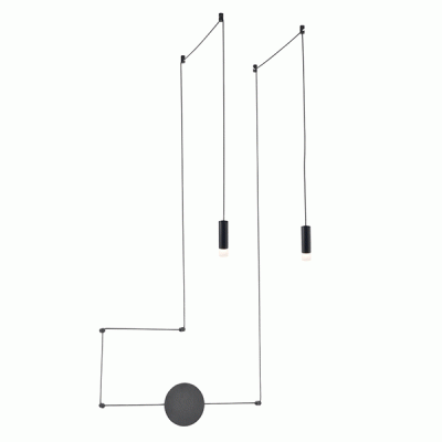 Κρεμαστό φωτιστικό 8HOOKS TERES 2xG9 αλουμινίου μαύρο 2x D3,6xh13cm Κρεμαστό φωτιστικό 8HOOKS TERES 2xG9 αλουμινίου μαύρο 2x D3,6xh13cm