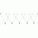 Φωτιστικό κρεμαστό 8HOOKS TERES 5xG9 αλουμινίου μαύρο 5x D3,6xh13cm