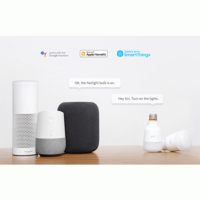 Wi-Fi Smart λάμπα LED ντουί E27 YEELIGHT YLDP15YL 8.5W θερμό φως 2700K 800lm
