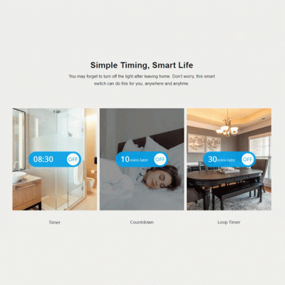 Smart διακόπτης SONOFF ZBMINI ZigBee 3.0 λευκός για έλεγχο μέσω εφαρμογής για smartphone