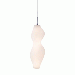 Κρεμαστό φωτιστικό CARYATID LED 20W θερμό φως 3000k 1600lm 360° ακρυλικό D16xh180cm
