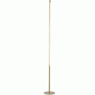 Επιδαπέδιο LED φωτιστικό AVENUE 18W θερμό φως 3000k 920lm ορειχάλκινο αλουμινίου D18xd1,8xh146cm