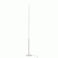 Επιδαπέδιο LED φωτιστικό AVENUE 18W θερμό φως 3000k 920lm λευκό αλουμινίου D18xd1,8xh146cm