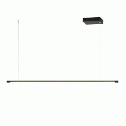 LED κρεμαστό φωτιστικό AVENUE 18W θερμό φως 3000k 920lm μαύρο αλουμινίου DIMMER αφής