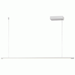Κρεμαστό φωτιστικό AVENUE LED 18W θερμό φως 3000k 920lm λευκό αλουμινίου DIMMER αφής