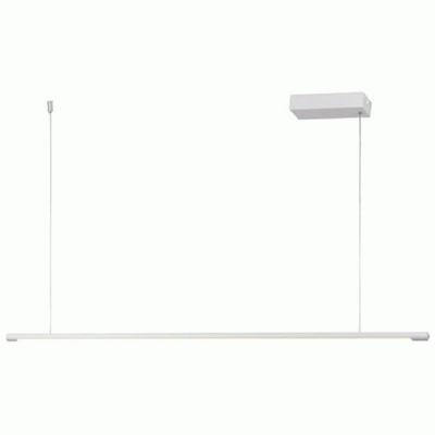 Κρεμαστό φωτιστικό AVENUE LED 18W θερμό φως 3000k 920lm λευκό αλουμινίου DIMMER αφής