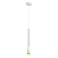 Κρεμαστό φωτιστικό ESTRELA LED 5W θερμό φως 3000k 300lm λευκό μεταλλικό D6xh228cm IP20