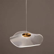 Φωτιστικό κρεμαστό LED NINFEA 5W θερμό φως 3000k 400lm D22xh160cm εσωτερικού χώρου IP20
