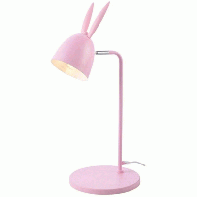 Επιτραπέζιο φωτιστικό BUNNY 1xΕ27 μεταλλικό ροζ 27x22xh56cm Επιτραπέζιο φωτιστικό BUNNY 1xΕ27 μεταλλικό ροζ 27x22xh56cm