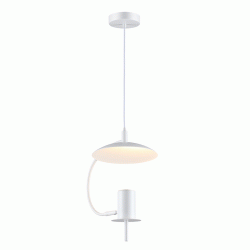 Φωτιστικό κρεμαστό PARACHUTE 1xGU10 μεταλλικό λευκό D25x20xh100cm