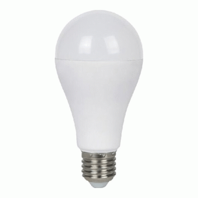 Λάμπα led A65 αχλάδι E27 17W 230V 4000k ενδιάμεσο λευκό φως δέσμης 200° 1870lumen 30000h
