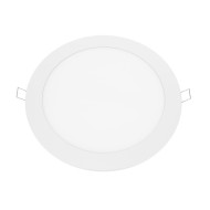 Φωτιστικό LED PANEL χωνευτό στρογγυλό λευκό 23W ψυχρό χρώμα φωτός 6500K 2120Lm Φ298mm