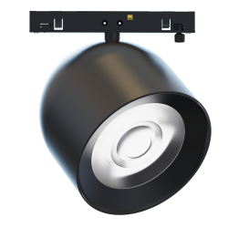 TMEDIO Mini Μαγνητικό Σποτ Μαύρο Αλουμινίου LED SMD 10W με θερμό φως 3000K 900lm IP20