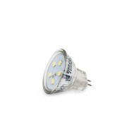Λάμπα LED MR11 2W 12V AC/DC ενδιάμεσο λευκό φως 4000K 200Lm δέσμης 105°