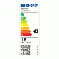 Led λάμπα γυάλινη T8 120cm 18W 230V με τροφοδοσία στο 1 άκρο 3000Κ θερμό φως 1850L