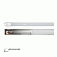 Led λάμπα γυάλινη T8 120cm 18W 230V με τροφοδοσία στο 1 άκρο 3000Κ θερμό φως 1850L