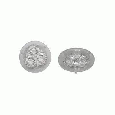 Φακός 60° για LED ισχύος MR16 3 Led 7W