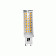 Λάμπα LED SMD κεραμική G9 6W 230V διάφανη 6200Κ ψυχρό λευκό φως ευρείας δέσμης 360°