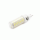 Led λάμπα κεραμική G9 6W διάφανη 6200Κ ψυχρό λευκό φως ντιμαριζόμενη δέσμης 360°