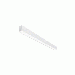 Φωτιστικό αλουμινίου γραμμικό led 36W 230V ενδιάμεσο λευκό φως 4000K 120cm σε λευκό χρώμα δέσμης 110°