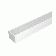 Φωτιστικό αλουμινίου γραμμικό led 36W 230V ενδιάμεσο λευκό φως 4000K 120cm σε λευκό χρώμα δέσμης 110°