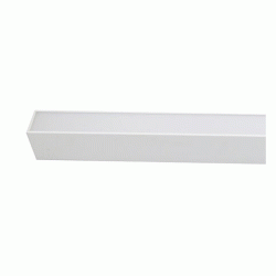 Λευκό γραμμικό φωτιστικό αλουμινίου LED 50W 230V σε θερμό λευκό φως 3000K 150cm δέσμης 110°
