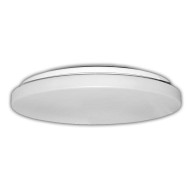 Πλαφονιέρα λευκή LED SMD ισχύος 32W 230V ενδιάμεσο φως 4000K Φ390mm με ματ κάλυμμα πλεξιγκλάς