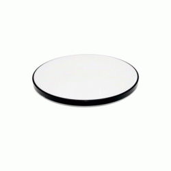 LED πλαφονιέρα οροφής πλαστική με BACKLIT φωτισμό Φ420mm 24W ενδιάμεσο φως 4000K IP54 σε μαύρο χρώμα