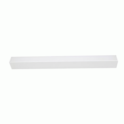 Γραμμικό φωτιστικό LED αλουμινίου στενό 18W 230V θερμό λευκό φως 3000K 60cm σε λευκό χρώμα