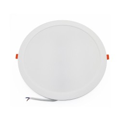Φωτιστικό Led ψευδοροφής στρογγυλό 24W 230V ενδιάμεσο φως 4000K 2400lm δέσμης 120° λευκό χρώμα