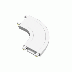 Μαύρο led φωτιστικό ράγας μίνι 40VDC με διάφανο φακό και σώμα αλουμινίου 6W θερμό φως 3000K 480Lm ντιμαριζόμενο