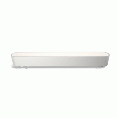 Λευκό LED μίνι φωτιστικό ράγας 40VDC με ματ κάλυμα 12W 3000K θερμό φως ντιμαριζόμενο 720Lm Λευκό LED μίνι φωτιστικό ράγας 40VDC με ματ κάλυμα 12W 3000K θερμό φως ντιμαριζόμενο 720Lm