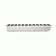 Led φωτιστικό ράγας μίνι 4000K ενδιάμεσο φως 12W 40VDC ντιμαριζόμενο 480Lm με γωνία φωτός 36° από αλουμίνιο σε λευκό χρώμα 