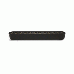LED φωτιστικό ράγας οροφής μίνι 12W 40VDC ενδιάμεσο φως 4000K ντιμαριζόμενο μαύρο χρώμα 