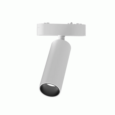Μίνι LED σποτ φωτιστικό για ράγα οροφής 15W ενδιάμεσο φως 4000Κ ντιμαριζόμενο 40VDC στενής δέσμης 36° λευκό από αλουμίνιο Μίνι LED σποτ φωτιστικό για ράγα οροφής 15W ενδιάμεσο φως 4000Κ ντιμαριζόμενο 40VDC στενής δέσμης 36° λευκό από αλουμίνιο