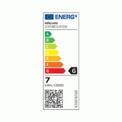 Μίνι σποτ ράγας led 7W μαύρο χρώμα ντιμαριζόμενο 40VDC δέσμης 15° με θερμό λευκό φως 3000K 560lm
