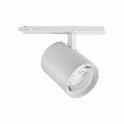 Σποτ ράγας LED 20W 230V με θερμό λευκό φως 3000K 2000Lm δέσμη 38°σε λευκό χρώμα