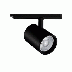 Μαύρο LED σποτ ράγας 3000Lm 30W 230V με ενδιάμεσο λευκό φως 4000K δέσμη 38° από αλουμίνιο