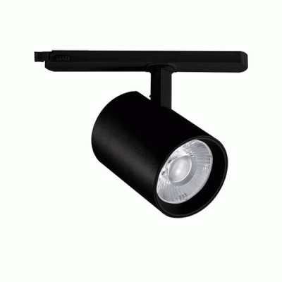 Μαύρο led σποτ ράγας 30W 230V με θερμό λευκό φως 3000K γωνία φωτός 38° 3000Lm Μαύρο led σποτ ράγας 30W 230V με θερμό λευκό φως 3000K γωνία φωτός 38° 3000Lm