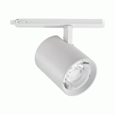 Σποτ ράγας LED 30W 230V με ενδιάμεσο λευκό φως 4000K δέσμη 38° σε λευκό χρώμα από αλουμίνιο Σποτ ράγας LED 30W 230V με ενδιάμεσο λευκό φως 4000K δέσμη 38° σε λευκό χρώμα από αλουμίνιο