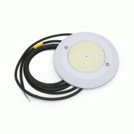 Φωτιστικό πισίνας LED 12V με λάμπα ρητίνης 10W ψυχρό φως 6500Κ 590lm IP68 λευκό χρώμα