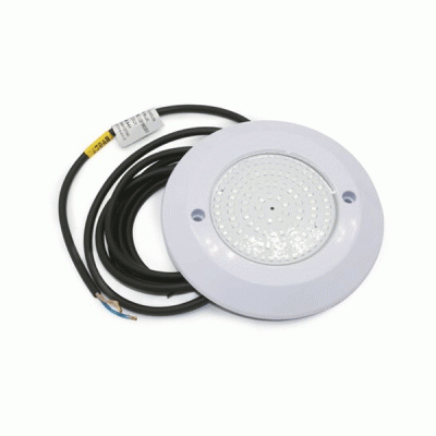 Φωτιστικό πισίνας ρητίνης led επίτοιχο 10W 12V RGB Φ130 IP68 με controller