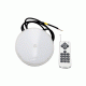 Λάμπα ρητίνης LED πισίνας λεπτή PAR56 24W 12AC RGB με 2 μέτρα καλώδιο και τηλεχειριστήριο αδιάβροχή IP68