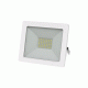 Προβολέας LED-SMD 30W 230V ψυχρό φως 6200K ευρείας δέσμης 120° IP65 με λευκό σώμα αλουμινίου και  50εκ καλώδιο