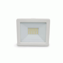 Προβολέας led λευκός SMD 30W 230V με ενδιάμεσο φως 4000K δέσμη 120° IP65 από αλουμίνιο