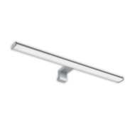 Φωτιστικό LED μπάνιου αλουμινίου και PC 40cm 8W 230V 720lm IP44 ενδιάμεσο φως 4000K ασημί 