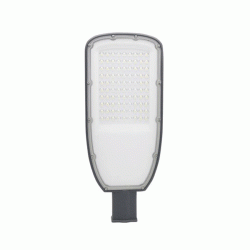 Φωτιστικό δρόμου LED SMD γκρι με αντικεραυνική προστασία 100W ενδιάμεσο λευκό φως 4000K 12000L IP65 