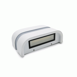 Φωτιστικό led επίτοιχο διπλής κατεύθυνσης 23W 3000K θερμό φως σε λευκό χρώμα οβάλ σχήμα κατάλληλο για εξωτερικό χώρο