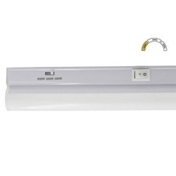 Φωτιστικό πάγκου κουζίνας LED T5 90cm λευκό χρώμα με διακόπτη 15W CCT και δυνατότητα εναλλαγής χρωμάτων