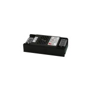 Τροφοδοτικό μίνι αλουμινίου για ταινίες LED 12VDC 36W IP20 μαύρο χρώμα με προστασία από υπερφόρτωση